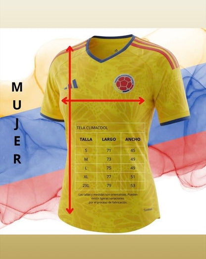 Camiseta Oficial Selección Colombia 🇨🇴 Versión Jugador 1:1